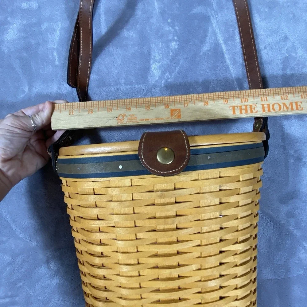 Longaberger Purse‎ Large Basket Collectors Club Country Estates Hand Woven New